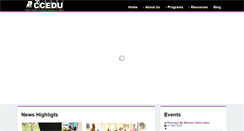 Desktop Screenshot of ccedu.org.ug