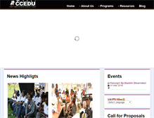 Tablet Screenshot of ccedu.org.ug